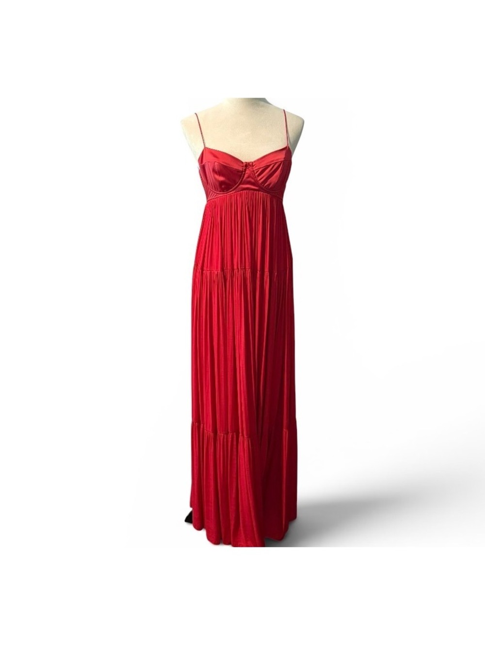 New Free People Freya Scarlet Red Maxi Dress Size XS